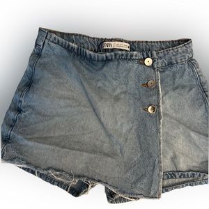 Zara denim skort
